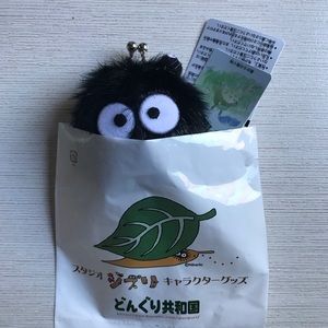 Donguri, Japan: Soot sprite coin purse Keychain